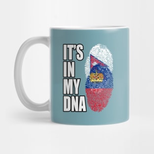 Liechtensteiner And Nepalese Mix DNA Flag Heritage Mug